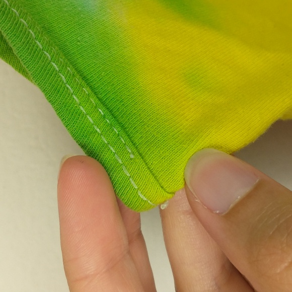 Liquid Blue Tie Dye Tank Top Shirt Mens Small Sleeveless Rainbow Hippie - Picture 8 of 10